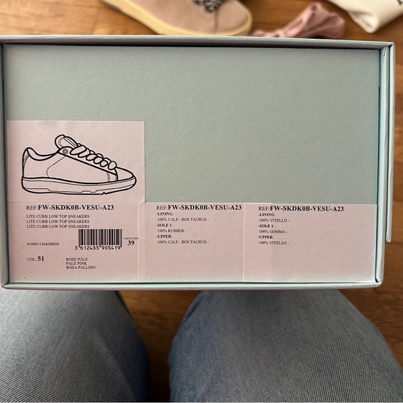 LANVIN SUEDE CURB LITE SNEAKERS - Picture 9 of 12